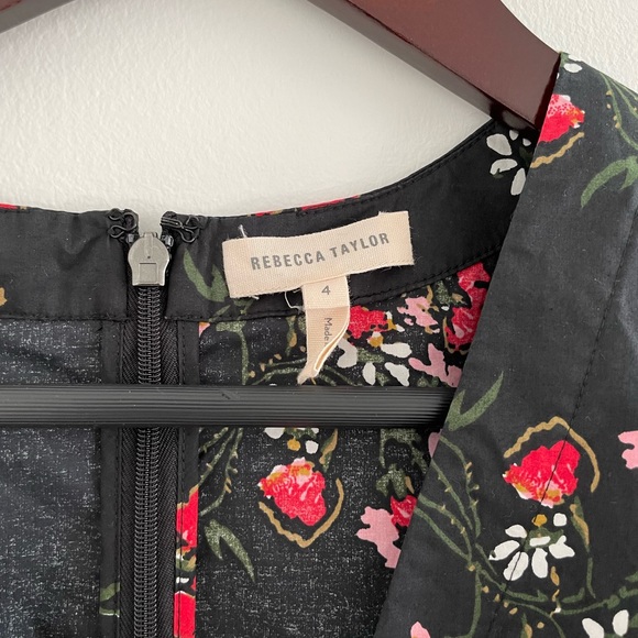 Rebecca Taylor Floral Peplum Top | 4 - Picture 4 of 6